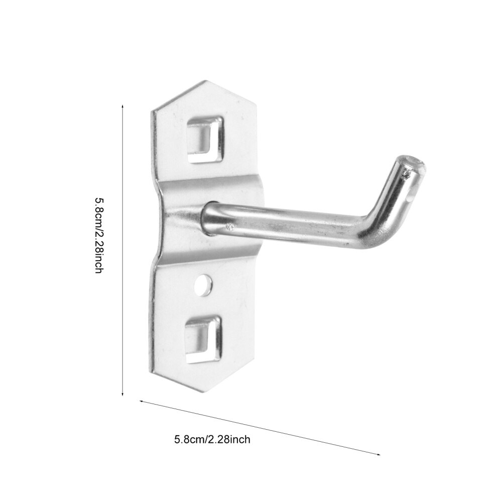 12 Pcs Pegboard Hook Peg Hooks Display Rack Hooking Supermarket Shelf Hooks