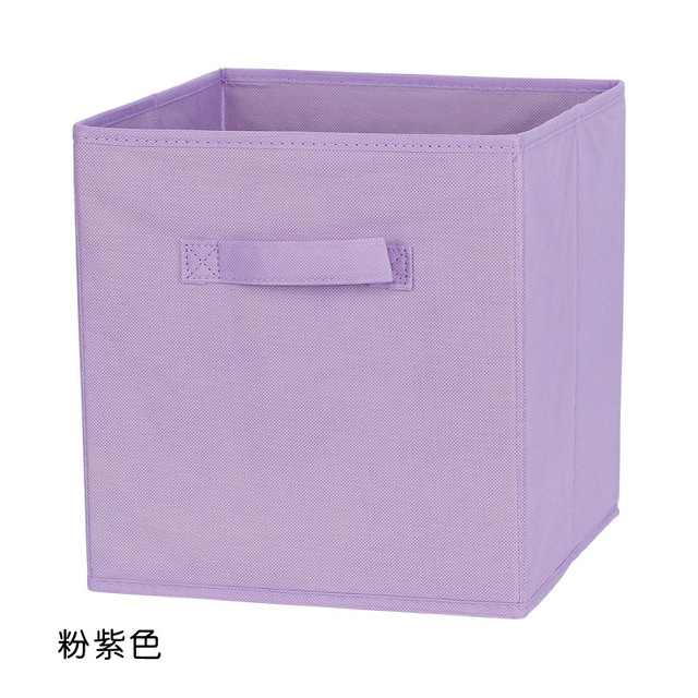 Collapsible Non-woven Cloth Fabric Bin Drawers/Baskets | Closet Organizer Storage Basket/Box/Bin/Shelf|Cube Storage Organizer: Pink