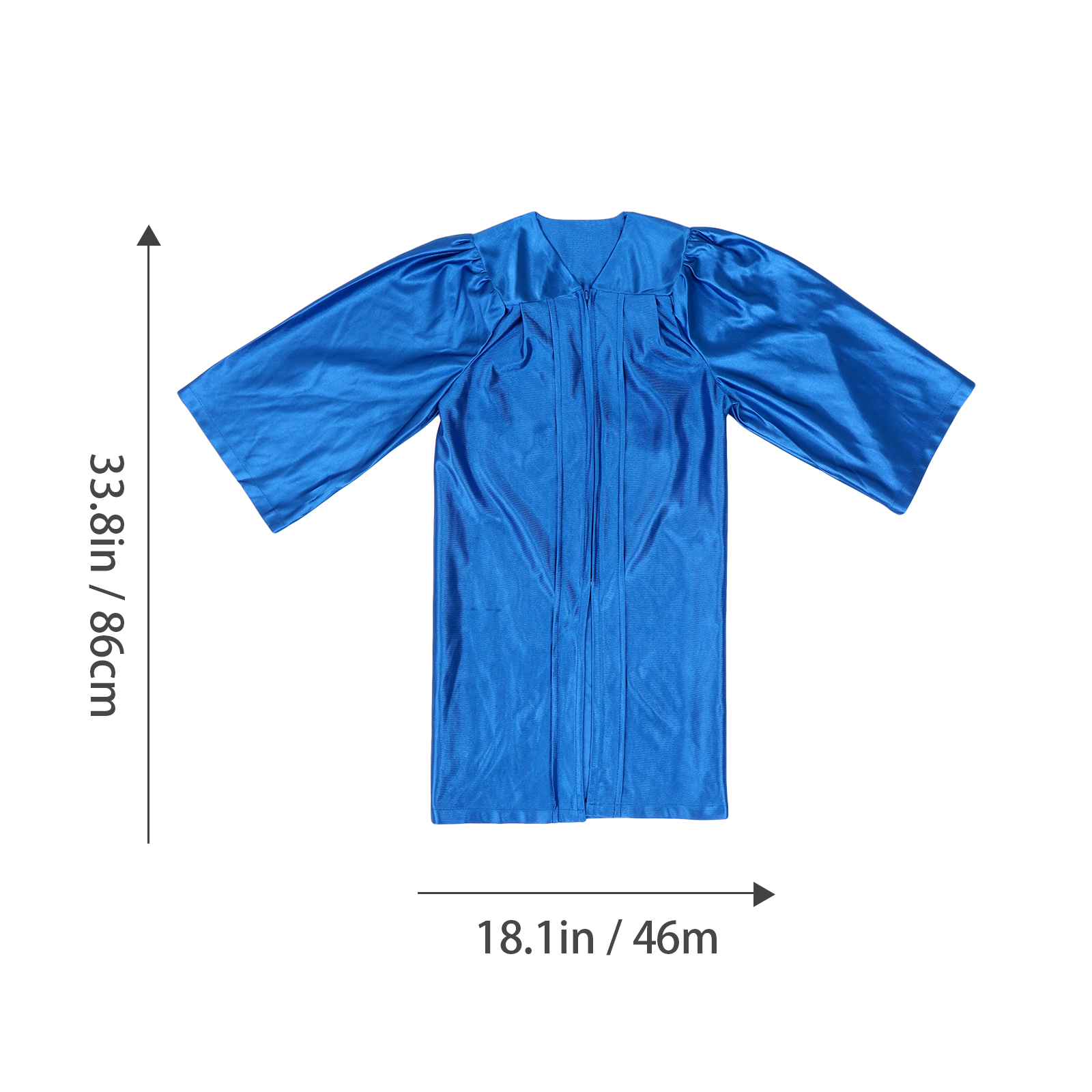 1 Set Child Graduation Gown Set Graduation Celebration Kids Dress Gown