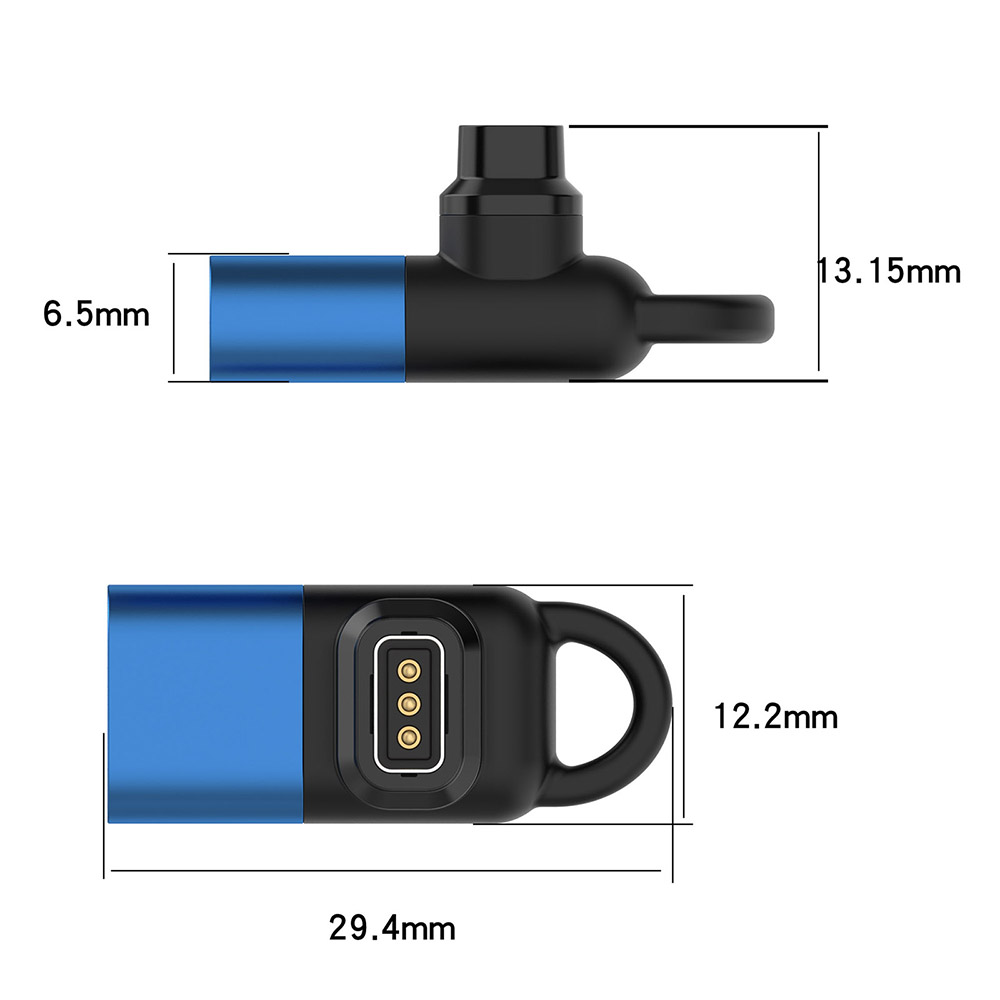 Adaptateur de chargeur pour Coros Pace 2/ Pace 3, câble de chargement USB Coros Apex 42mm 46mm/ pro/ Coros Vertix 2, adaptateurs métalliques