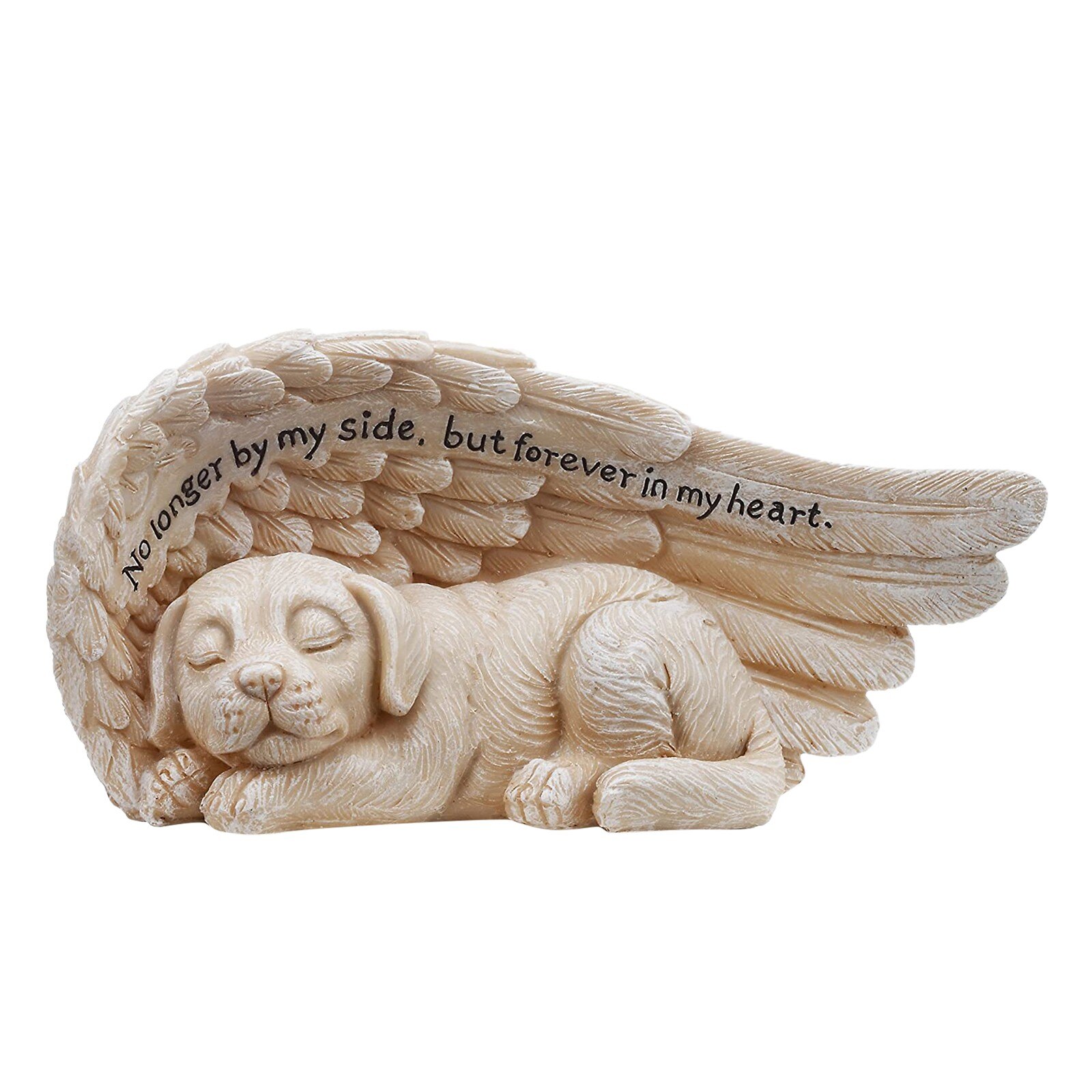 Angel Wingss Tuin Standbeeld Slapen Hond Met Belettering 8X4 Home Decor Tuin Woonaccessoires Outdoor Decoraties: Default Title