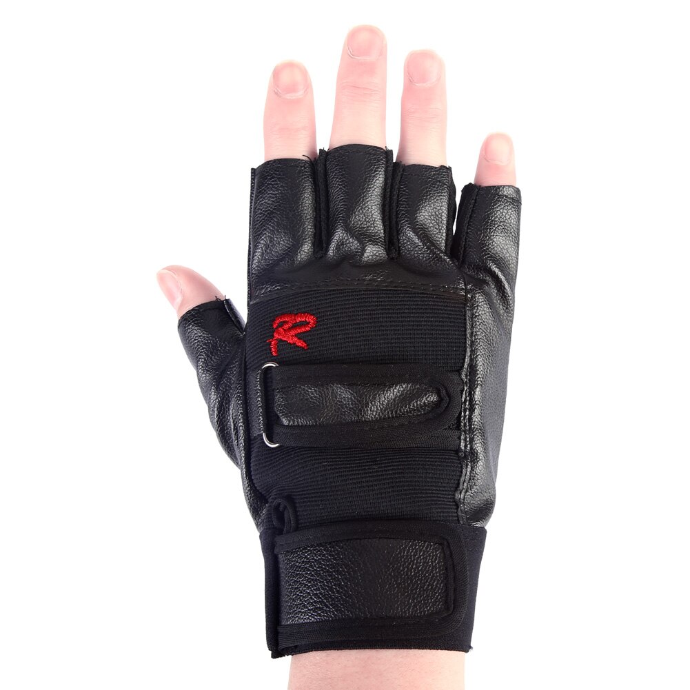 freundlicher Erwachsene Profi Gewichtheben Fitnessstudio ÜSpund Ausbildung Sport Fitness Sport Halb Finger Leder Radfahren Fahrräder Komfortable Handschuhe