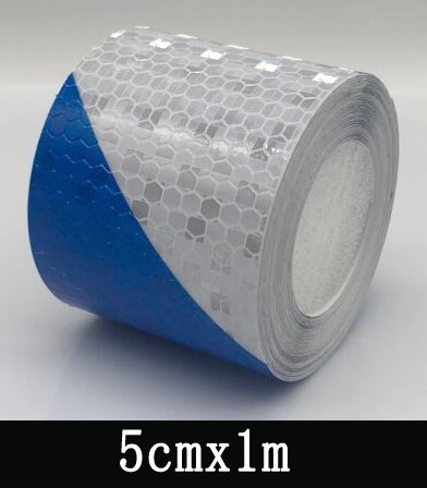 Car Reflective Tape Sticker Automobile Motorcycles Safety Warning Tape Reflective Film Car Stickers: white