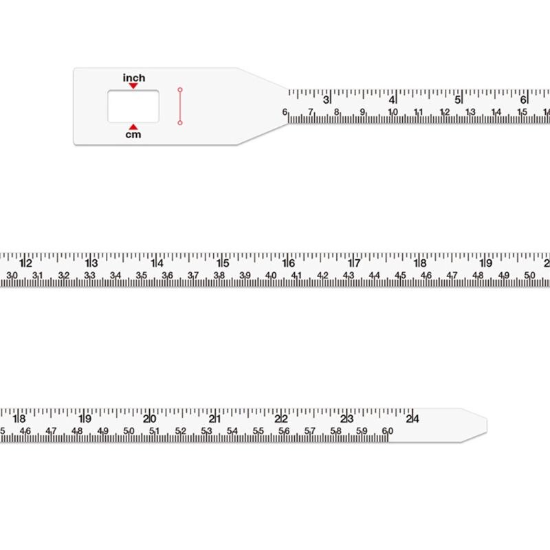 3PCS 60cm/24Inch Head Measuring Tape Baby Head Circumference Measuring Ruler for Child Infants