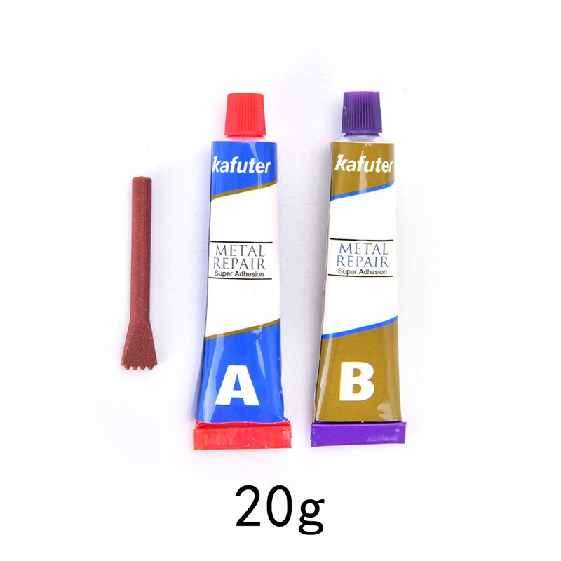 20/50/65/100g Metal Repairing Adhesive Super Glue Iron Steel Auto Radiator Water Tank Special Leakage Plugging Welding Glue Tool: N1-20g