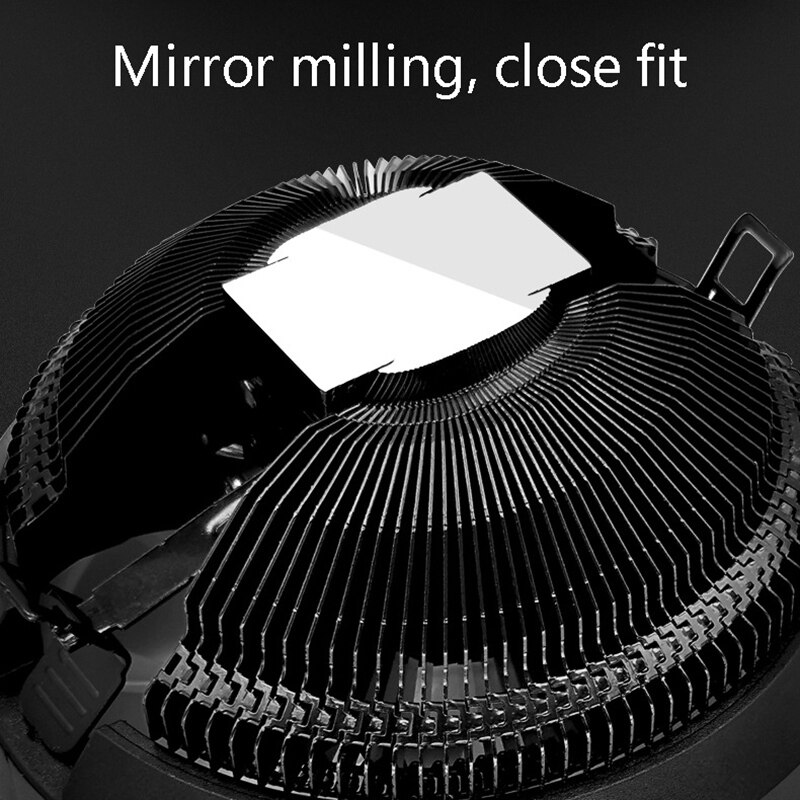 COOLMOON RGB CPU Cooler, Silent Down-Pressure LED CPU Fan Suitable for and ADM PC Processor Desktop Cooler