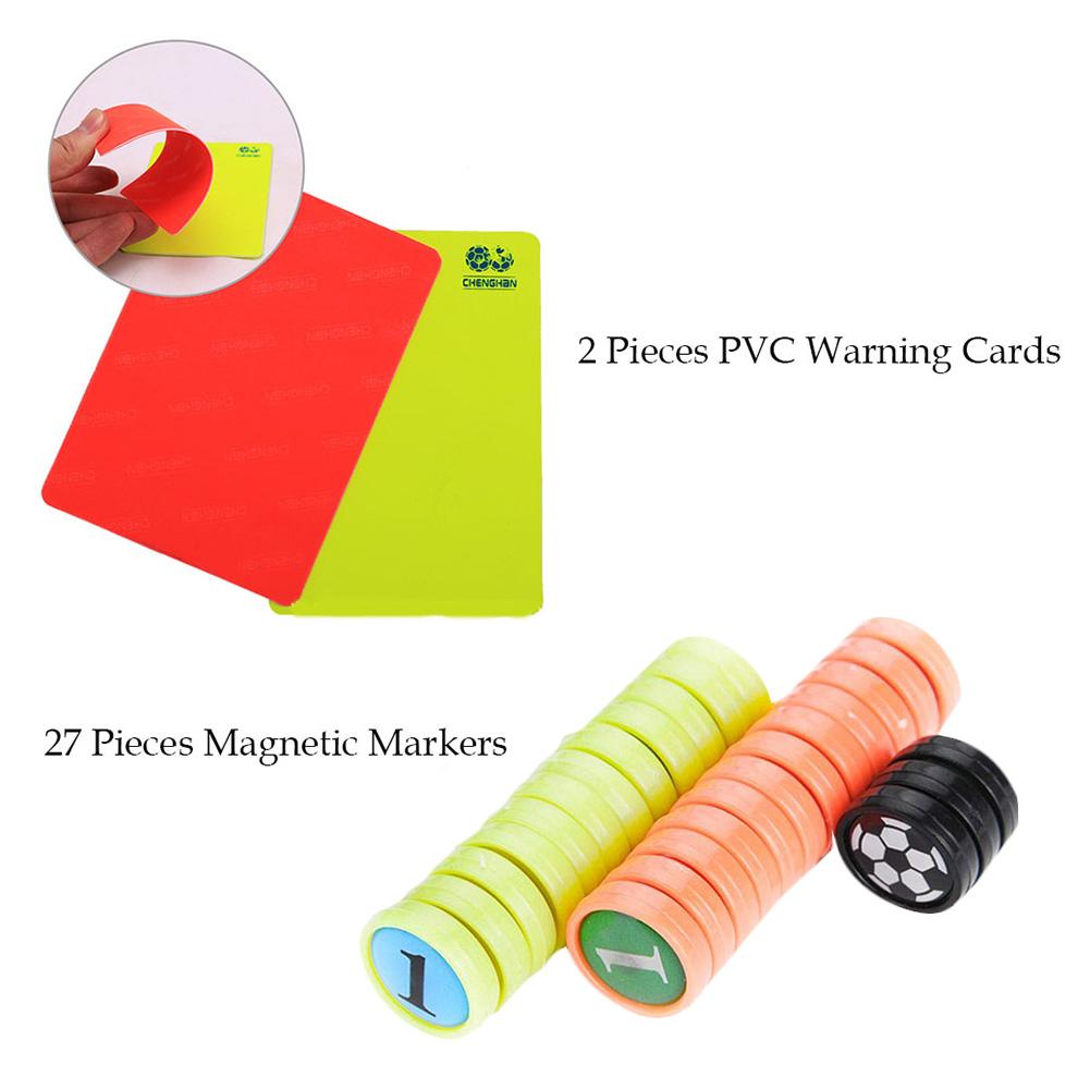 Football Coach Board Set Magnetic Coaching Strategy Board Kit Foldable Soccer Basketball Volleyball Teaching Plate Book