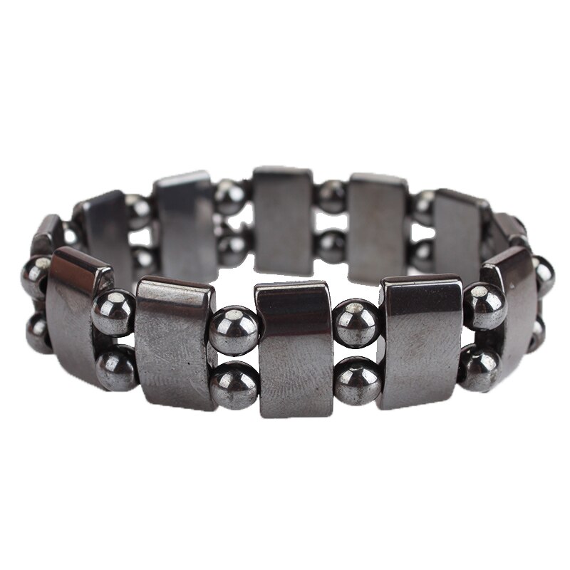 Bracelet en hématite CAMDOE DANLEN Bracelet en équilibre énergétique bijoux de soins de santé pour femmes Bracelets et Bracelet en corde élastique Germanium: M