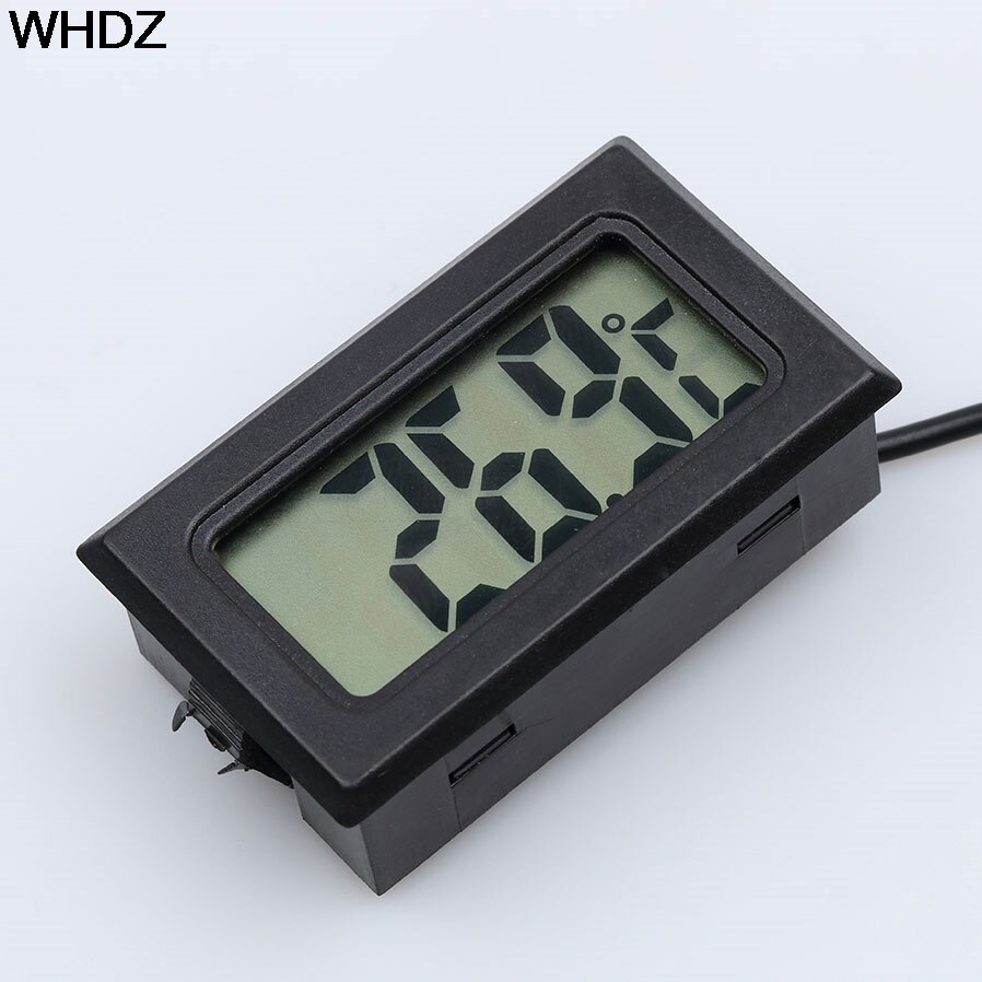 Mini Digital LCD Temperature Thermometer Probe Fridge Freezer Thermometer for Refrigerator with 1 meter wire
