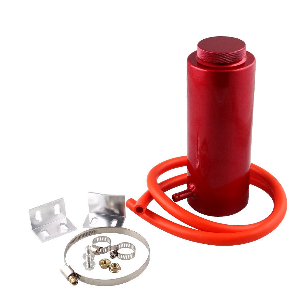 Car Modification Parts Car Universal Water Tank 800ml Aluminum Alloy Cooling Water Tank Auxiliary: Red