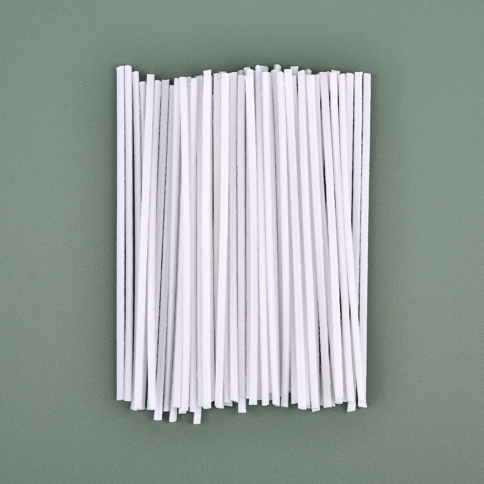 Ensemble de mèches de bougies en coton ciré, 50/100 pièces, noyau de cire sans fumée, bricolage, noyau de cire de soja tissé, lampe à Kerosene, fournitures de fabrication de bougies: Gris clair