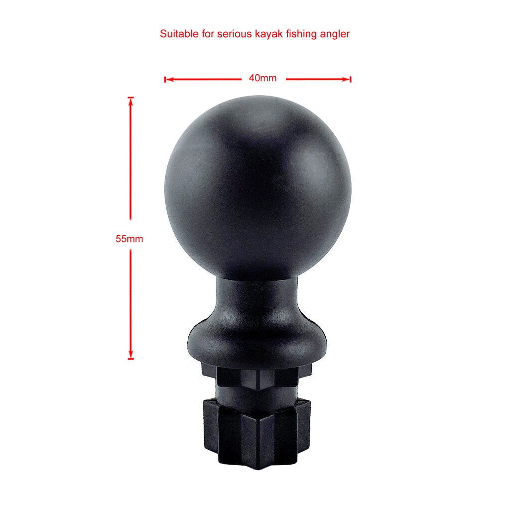 Nylon Kayak Ram Mount Base Track Mounting Base for Ram Fishing Rod Rack Pole Holder Kayak Canoe Boat Sailboats Sea Accessories