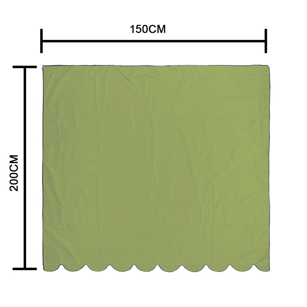 3x1.5/2x1.5m Waterproof Awning Replacement Fabric for Outdoor Courtyard Garden Balcony Sun Shade Rainproof Awning Fabric: 2x1.5m-Green
