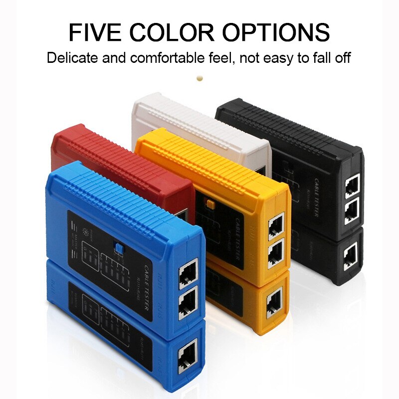 RJ45 RJ11 Cable Lan Tester Network Testing Tools Ethernet LAN Networking Wire Cable Telephone Line Tester Tracker Network Repair