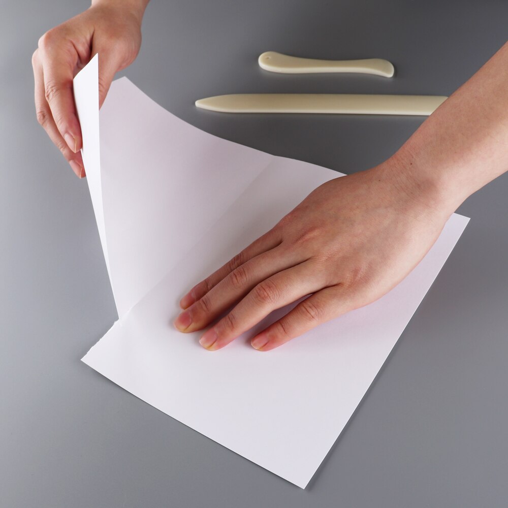 2pcs/set Folder Paper Creaser Tool Bone Folder For Scoring Folding Creasing Paper Handmade Craft Accessories 2022
