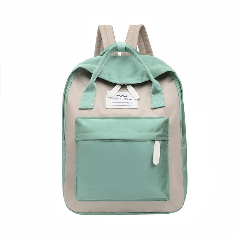 Chuwanglin kvinder rygsæk skoletaske til piger skuldertaske kvindelig taske laptop rygsække rygsæk bolsas mochila  y52702: Grøngrå