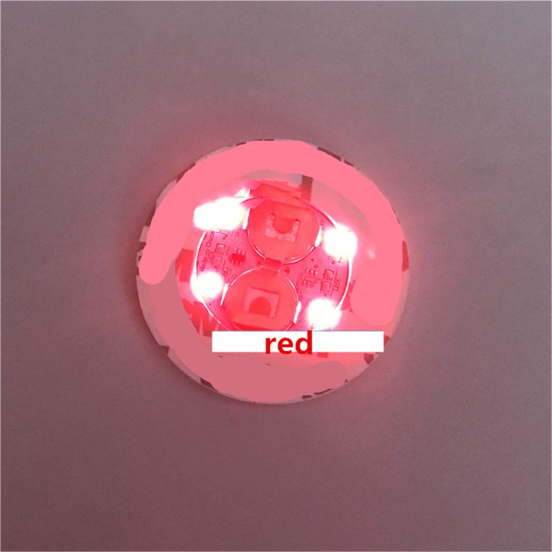 Led Coaster Licht Up Onderzetters Led Fles Lichten Fles Glorifier Led Sticker Y4UD: Rood