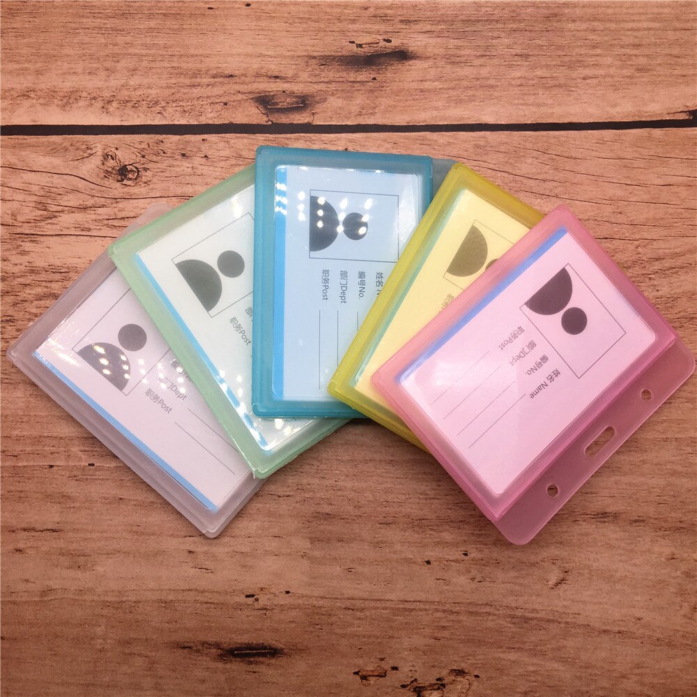 2 szt. Wodoodporna trwała paczka twardego plastiku uchwyt na identyfikator pielęgniarka szkoła wejście strażnik karta klucz ID etykieta z imieniem