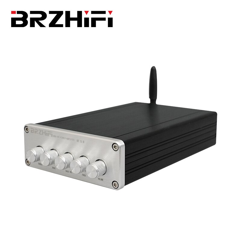 BRZHIFI Audio DP1 TPA3116 2.1 Class D Mini Digital Power Amplifier Bluetooth 5.0 Output 50W*2 100W Stereo Amplificador