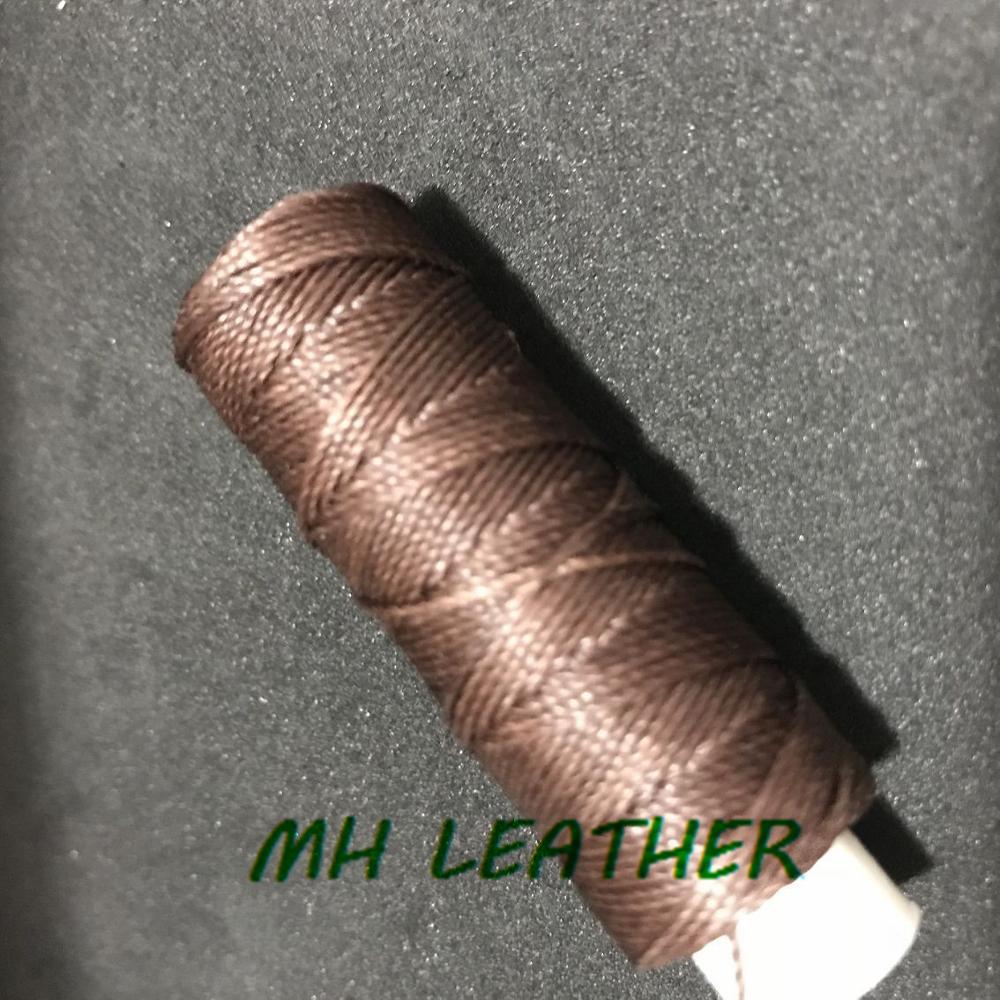 SJ065 0.65mm 20m Long Round Waxed Thread for Leather Craft DIY: 020