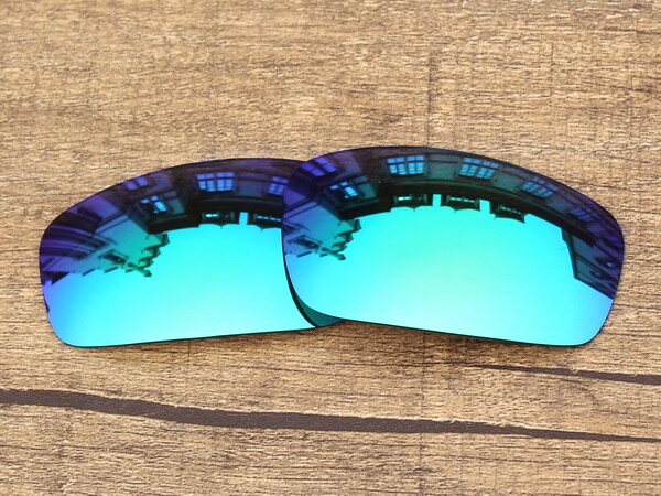 Vonxyz 20+ Color Choices Polarized Replacement Lenses for-Oakley Monster Pup Frame: Jade Mirror