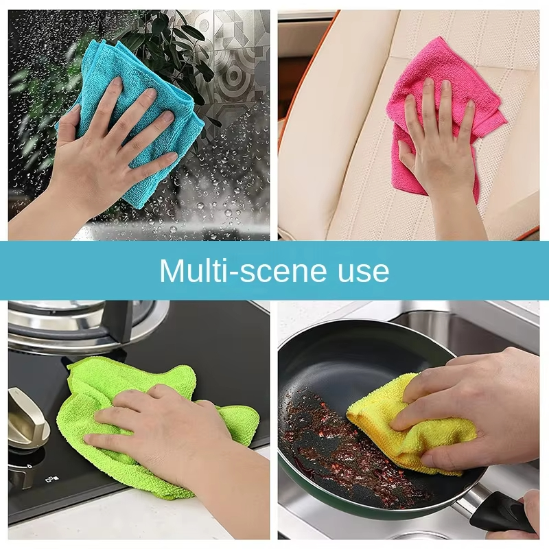 10/1Pcs Microfiber Cleaning Towel Car Cleaning Cloths Detailing Car Drying Microfiber Towel Wash Towels Accessories