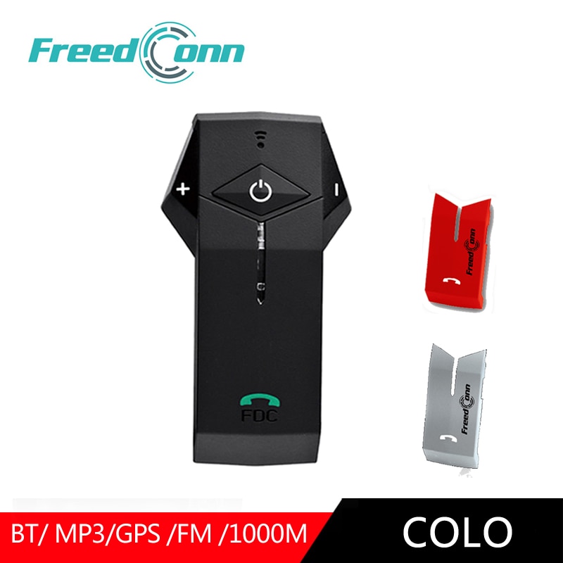 Freedconn motorsykkelhjelm intercom bluetooth headset 1000m gps nfc moto interphone håndfri øretelefon hodetelefon erstatte skall