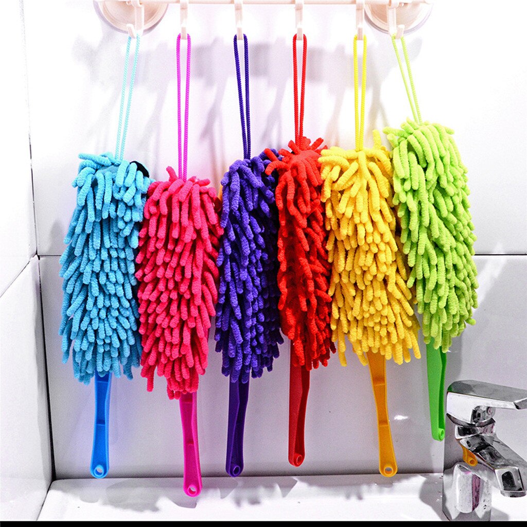 30# Cartoon Duster Dust Cleaner Home Computer Cleaning Brush Cartoon Animal Chenille Duster Clear Tools