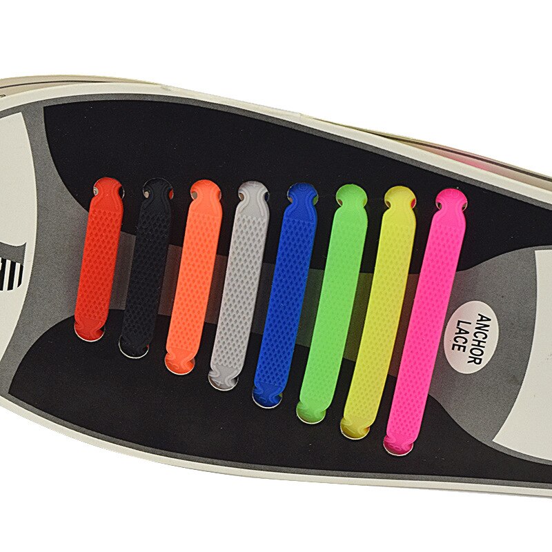 Schoenen accessoires elastische siliconen veters elastische schoenveters luie siliconen veters geen strik rubberen veters