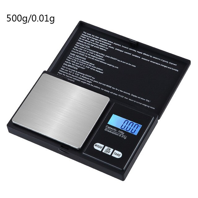 Mini kippen-offen Schmuck Waagen Waage Gleichgewicht Digitale gewichte Nest Gramera Gewicht Skala Menge Präzision Küche Elektronische Waage: 500g-0.01g
