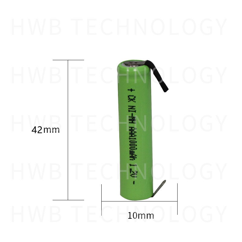 2pcs/lot 1.2V AAA 800mAh ni-mh rechargeable battery Power tools battery Free ship