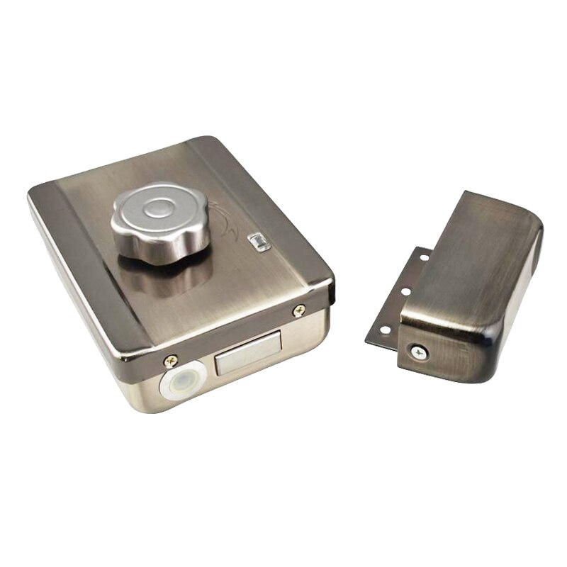 Single armature lock Electronic access control set wooden door iron gate electric lock: Single side