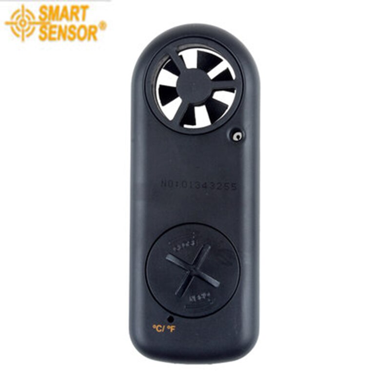 Smart Sensor AR816 Wind Speed Gauge Electronic Anemometer Thermometer Speed Measuring Instrument