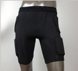 Sports Basketball Tights Honeycomb Anti-collision Clothing Football Training Protective Vest Goalkeeper Protective Gear Pants: XL / Bumper pants