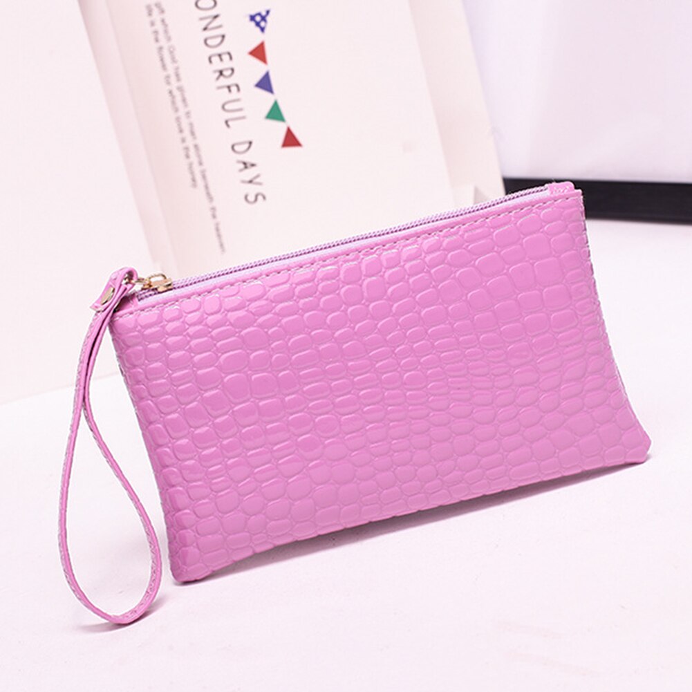 Women Cosmetic Bag Travel Make Up Bags Ladies Makeup Pouch Neceser Toiletry Organizer Case Clutch Tote: Purple 