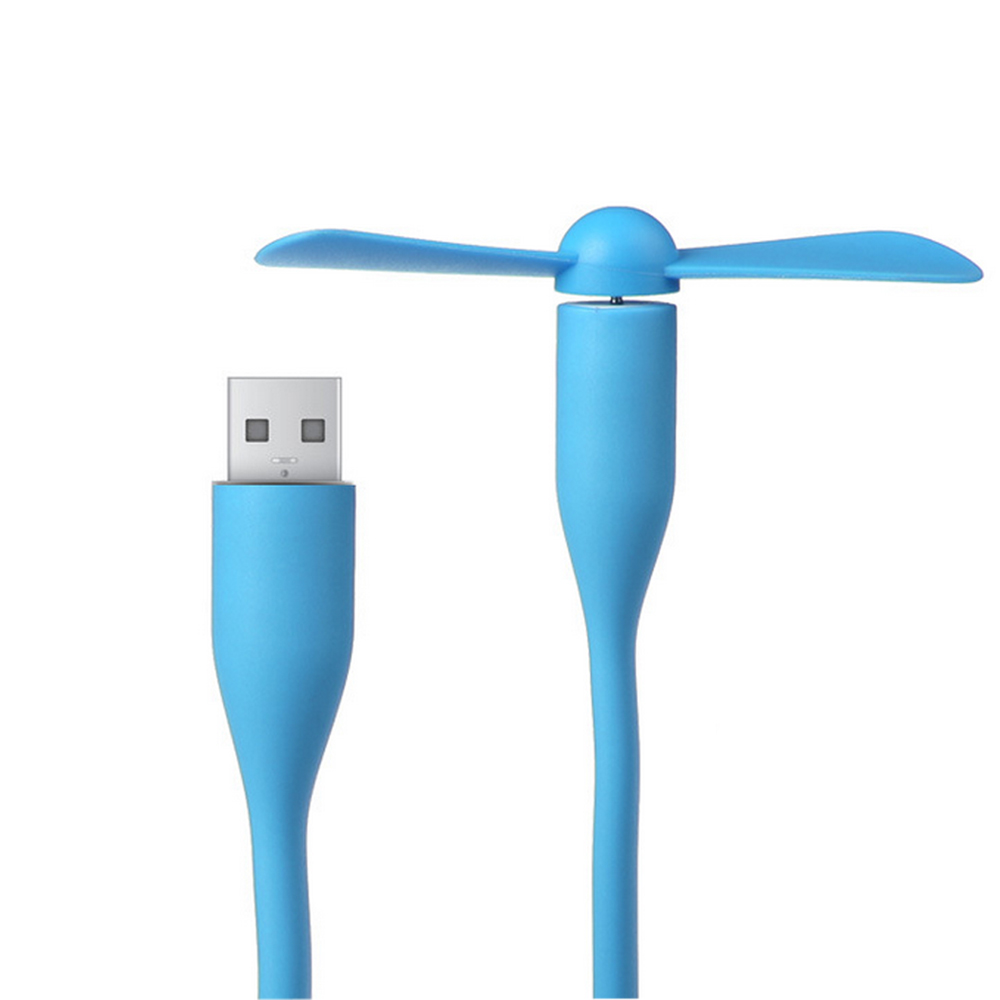 Mini USB Fan Flexible Portable Fan and USB LED Light Lamp For Power Bank & Notebook & Computer Laptop