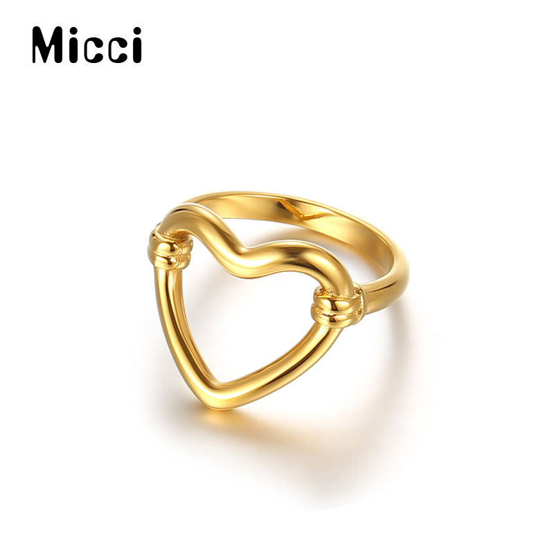 Anello a catena in acciaio inossidabile giapponese anello da donna coreano morbido anello da dito indice personalizzato rosso