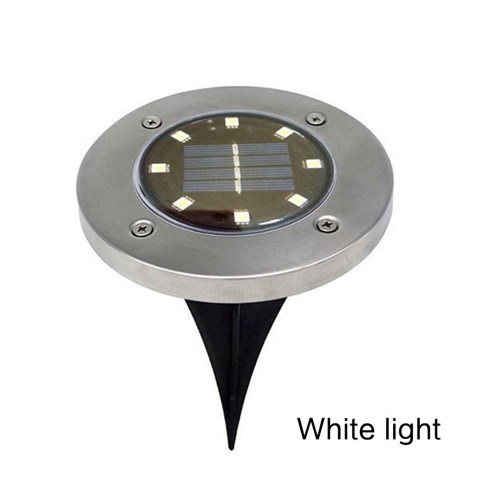 LED Solar Ground Lights Built-in Battery Underground Lights Solar Buried Outdoor Garden Courtyard Path Ground Light: warm light