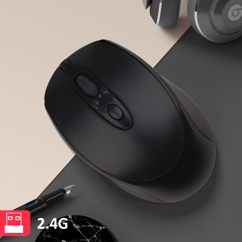 Ładowanie bezprzewodowa mysz wycisz komputer stacjonarny komputer przenośny ogólne biuro bezprzewodowa mysz Bluetooth dla Apple Macbook Air Xiaomi Pro: Wireless Black