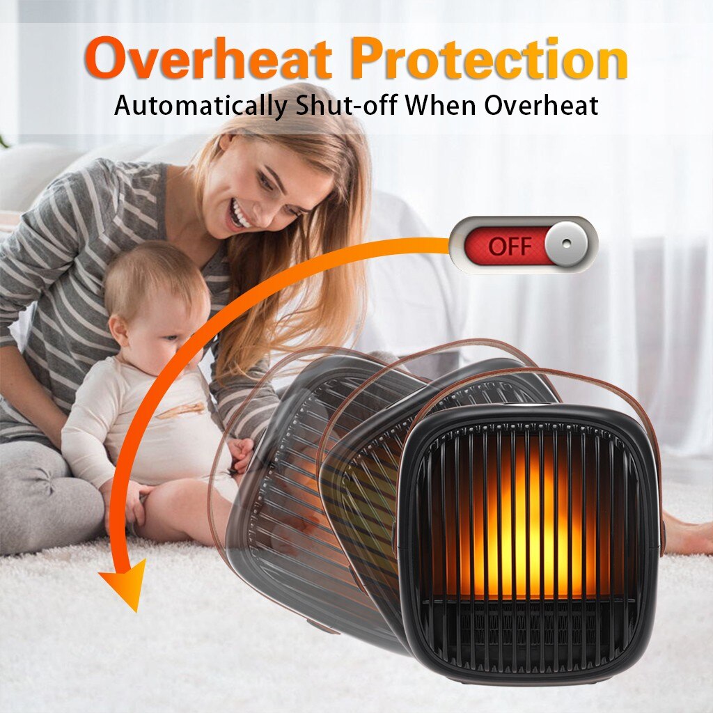 Portable Electric Heater Fan Room Heater Desktop Mini Heating Air Heater For Home Space Winter Warmer Fan обогреватель для дома