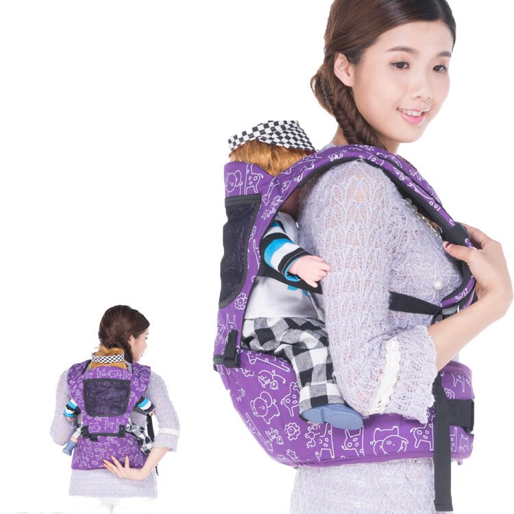 ! cartoon Dier Patroon Baby Rugzak Draagdoek Heupdrager, Baby Houder Voor 3 ~ 40 Maanden Kids, mochila portabebe