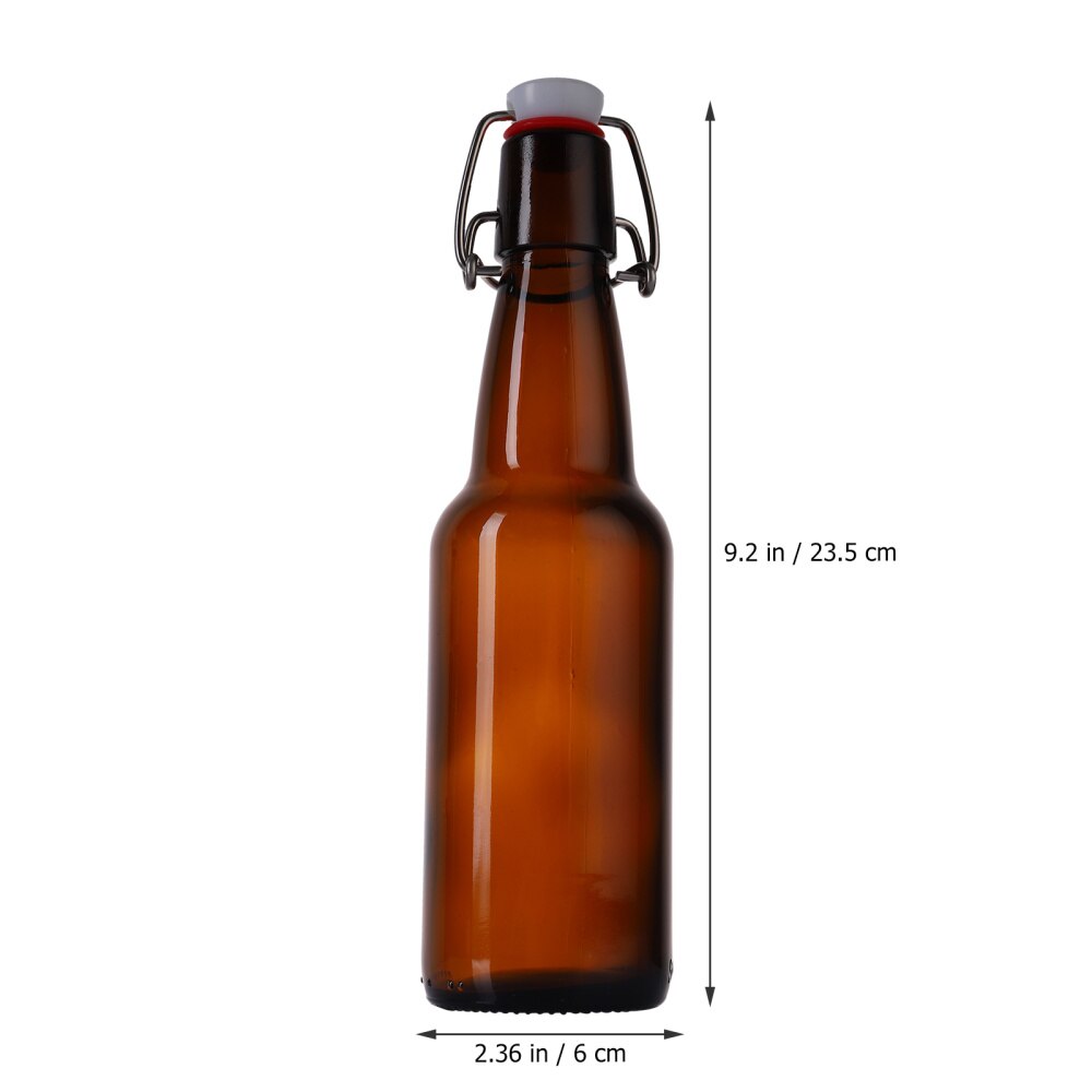 2 Pcs Huishoudelijke Glazen Fles Bier Opslag Fles Afdichting Container Voor Sap Bier Decor