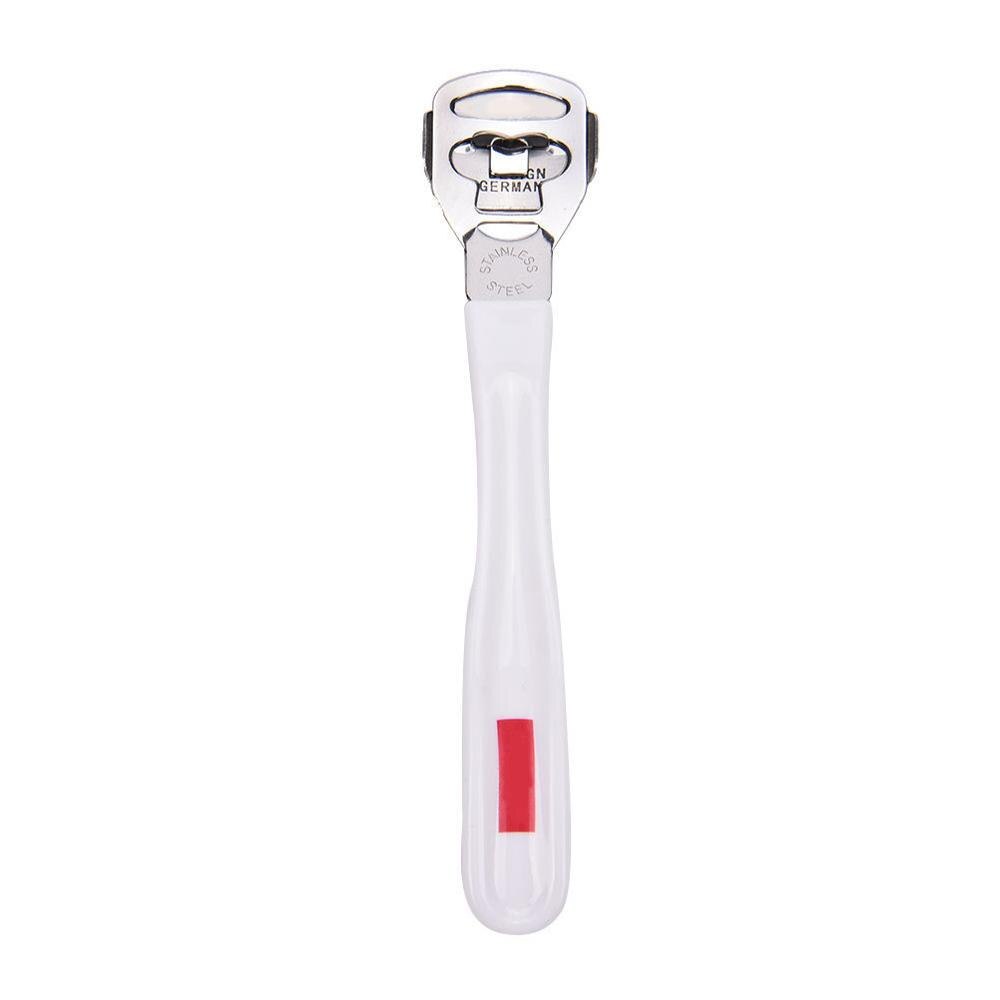 1Pcs Foot Calluses Stainless steel Remover Rasp File Callus Corn Cuticle Cutter Remover Shaver handle Cuticle shaver: Default Title