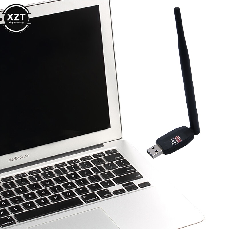 150Mbps Draadloze Usb Wifi Adapter MT7601 5DBI Wi-fi Ontvanger Netwerkkaart Dongle 2.4G Voor Pc Notebook