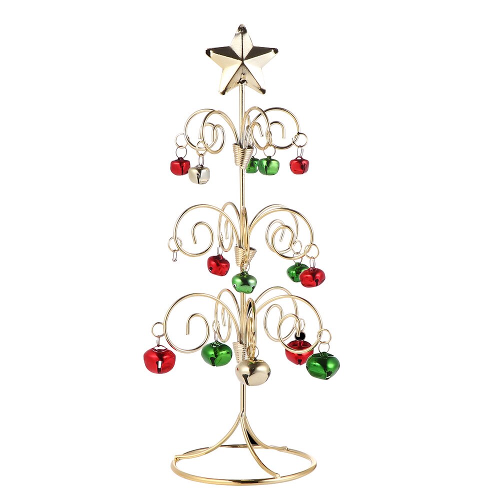 1Pc Iron Art Kerstboom Ornament Mini Xmas Tree Decor Party Versieringen