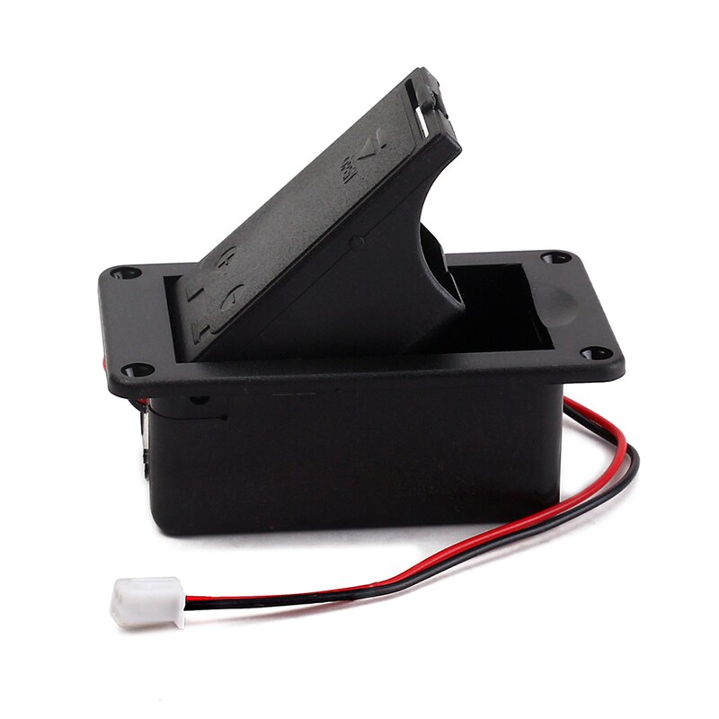 Ootdty 1Pc 9V Batterij Houder Case Box Cover Voor Gitaar Bas Actieve Pickup Connector