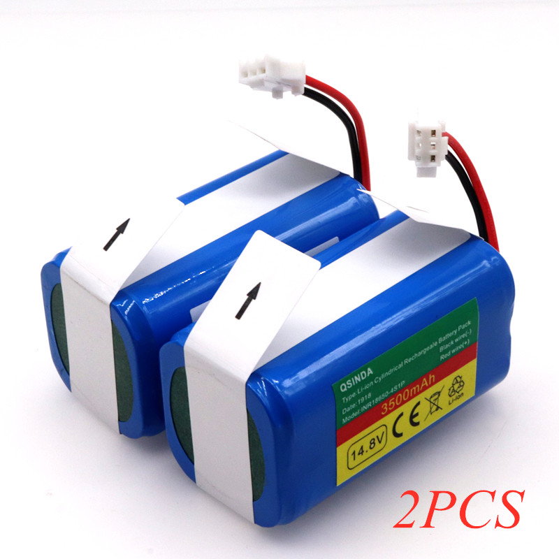 100% Original, 14,8 V, 3500mAh, batería de robot aspirador, paquete de repuesto para chuwi ilife v7 V7S Pro, barredor robótico: Black