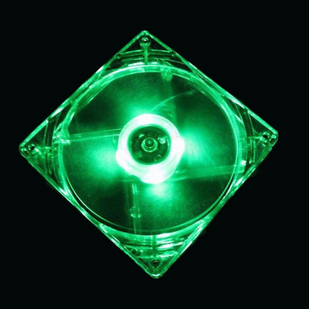 120mm pc computer blæser 4 led lys 12cm blæser pc cpu køle køler blæser til computer sag cpu køler radiator ventilator