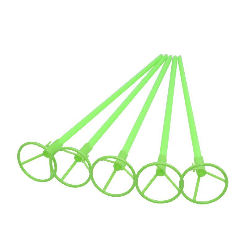 10Pcs Folie Latex Ballonnen Houder Sticks Met Cup Birthday Party Wedding Opblaasbare Ballen Decoratie Accessoires: foil ballon stick 05