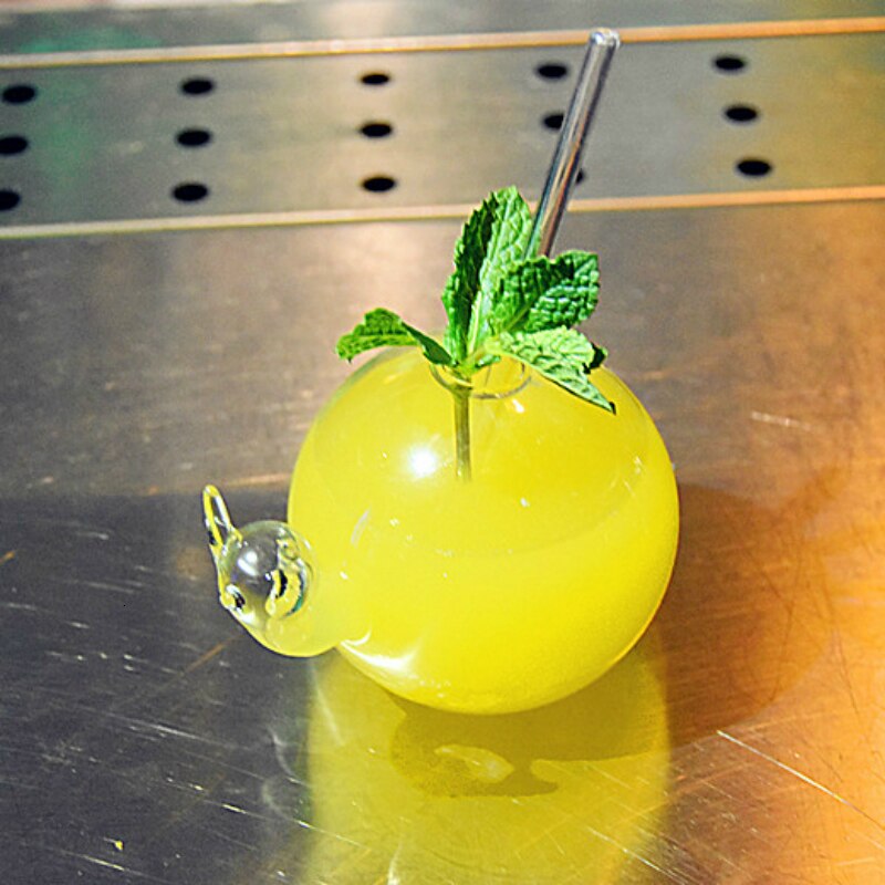 Snigel cocktailglas saft agave rött vin stor kapacitet transparent glasvara molekyl sotighet originalitet kopp